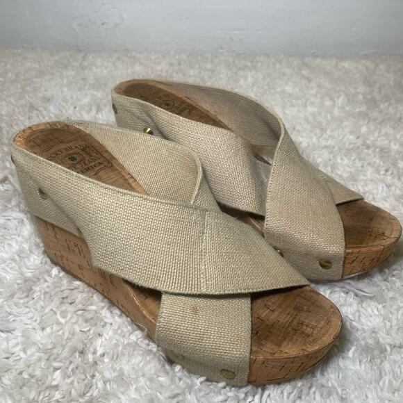 Lucky Brand Miller 2 Cross Over Sandals - Picture 1 of 10